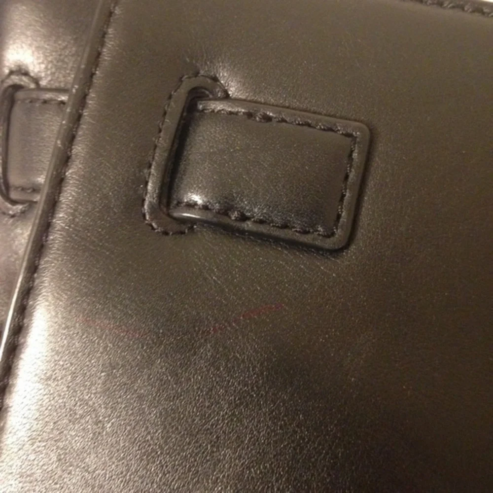 MICHAEL KORS black leather Hamilton mini  bag